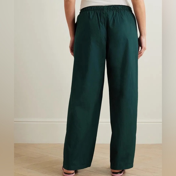 SKIMS WOMENS COTTON POPLIN PAJAMA PANT XL PINE GREEN - Picture 3 of 13